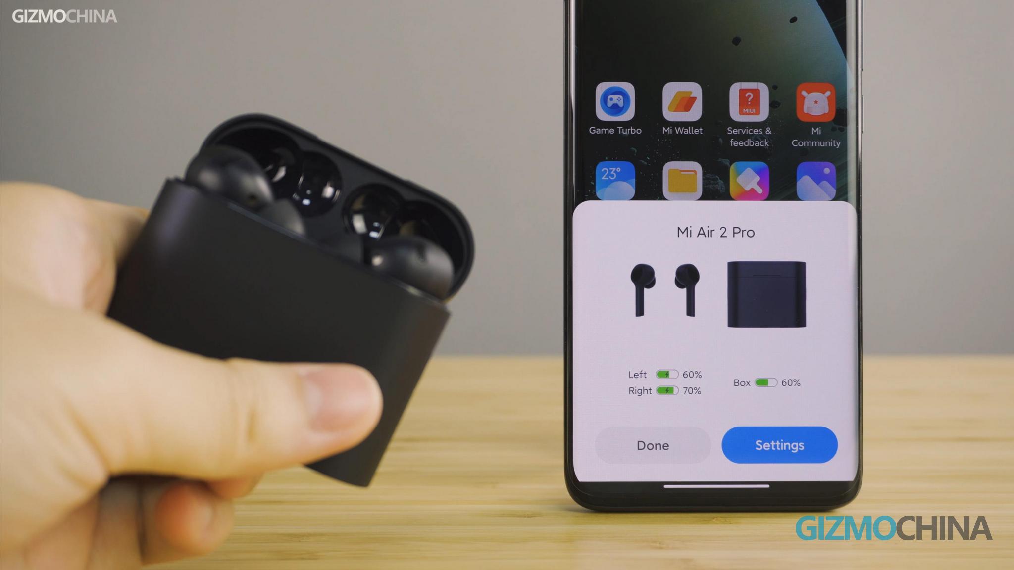 Xiaomi Mi Air 2 Pro ANC áttekintés 20 